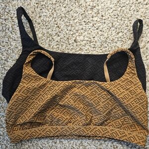 FENDI x SKIMS Scoop Bralette - 2 Pack